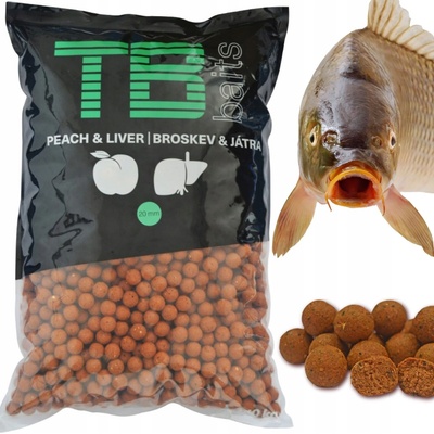 TB Baits boilies Peach Liver 10 kg 24 mm – Hledejceny.cz