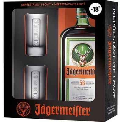 Jägermeister 35% 0,7 l (kartón 2 poháre)
