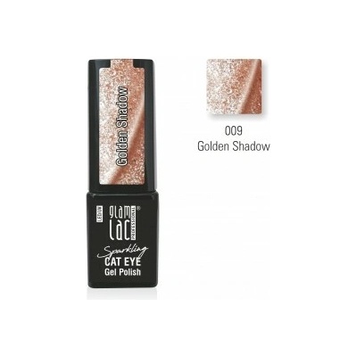 GlamLac Gel lak magnetický zlatý 009 Golden Shadow 6 ml