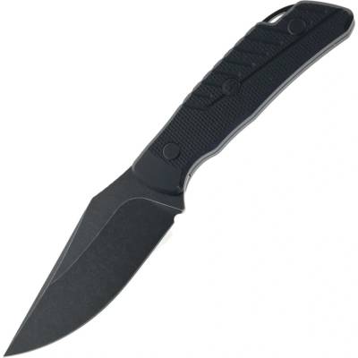 Petrified Fish PFP16 Barracuda, Black Stonewashed N690, Black G10 PFP16DDW