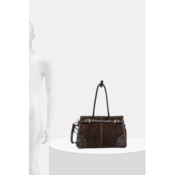 ANSWEAR Велурена чанта Answear. LAB в кафяво (1299.hak)