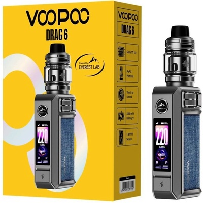 VooPoo Drag 6 Kit 4400 mAh Metal Gray