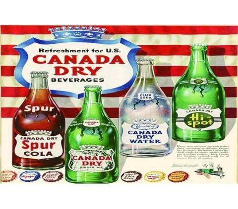 Ceduľa Canady Dry