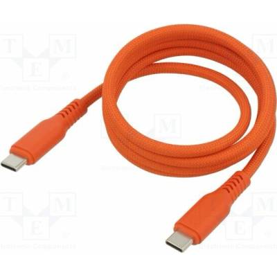 Sunny EPCCTCRC10POIC USB 2.0 USB C vidlice z obou stran 1m oranžový