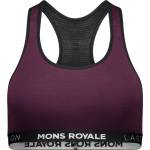 Mons Royale Дамски спортен сутиен Mons Royale Women's Sierra Sports Bra - Fig / Black (115-1402-1512)