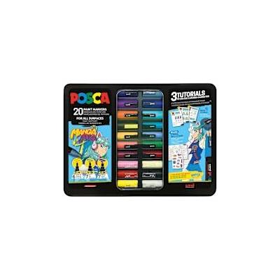uni Маркер Posca Manga Heros Set 20 части
