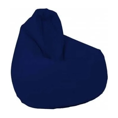 PUFRELAX Пуф, круша, 220л. , Nirvana Hobbit - Panama Bluemarin, водоустойчив, Перящ се калъф, Пълнеж от Полистиролни перли (PUF-G-NH-PEX-BLM)