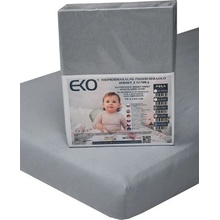 EKO P-02-M Prostěradlo Jersey s gumou šedé 60x120