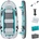 Bestway Надуваема лодка Bestway Adventure Elite X5, 364 х 166 см (65159B)
