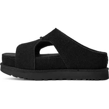 UGG Велурени чехли UGG W Goldenstar Hi Cutout Slide (1175132.BLK)