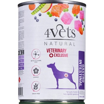 4Vets Natural Veterinary Exclusive Gastro Intestinal 400 g
