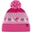 Eisbär Зимна шапка (beanie) Eisbär Retroski Pompon Beanie - Pittipink / White / Anthracite - размер One Size (904-5488-0311)