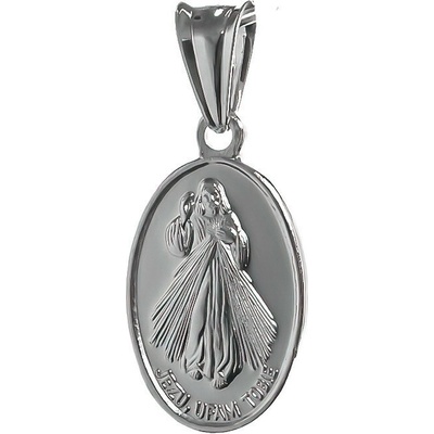Argento Strieborný prívesok Božie milosrdenstvo 84860
