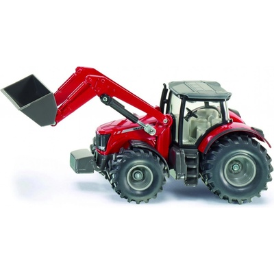 Siku Farmer 1985 traktor Massey Ferguson s červeným nakladačom 1:50