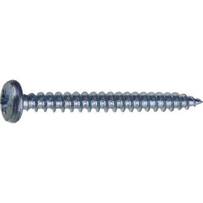 Vrut univerzálny 4,5x50 PZ, pologuľatá hlava, zinok biely, 200ks