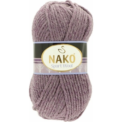 Nako Sport Wool 23331 sivofialová