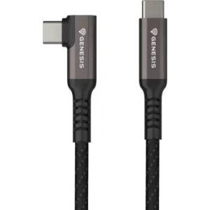 NATEC USB кабел Genesis USB-C - USB-C, PD 60 W, 10 Gb/s, 5 m, черен (NVC-2219)