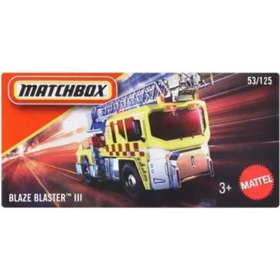 Mattel Matchbox: Мини количка в картонена кутия Blaze Blaster III (JHR80)