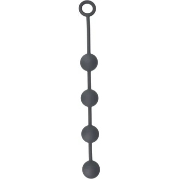 Chisa-novelties Анална броеница от силикон Black Mont M черна
