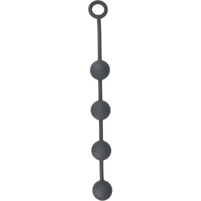 Chisa-novelties Анална броеница от силикон Black Mont M черна