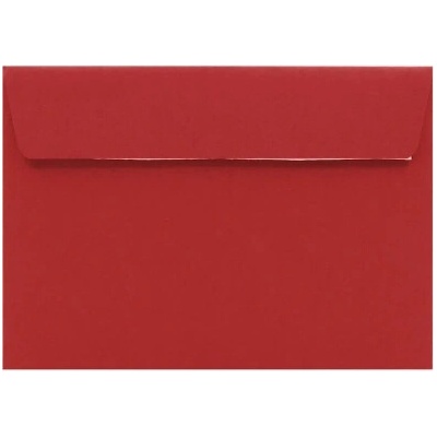 Poštová obálka tmavá červená C5 (162x229mm) PS