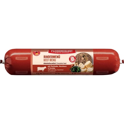 Fleischeslust hovädzie s paštrnákom lieskovými orieškami a morskými riasami 12 x 800 g