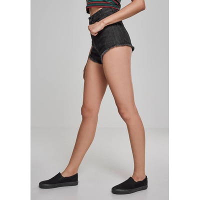 Urban Classics Дамски къси дънкови панталони в черно Urban ClassicsUB-TB2000-00709 - Черен, размер 28