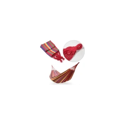 Rila Crafts Единичен градински хамак Rila Crafts, 80 х 180 см, памук, до 110 кг, калъф (R2-11)