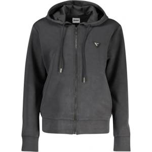 Guess jeans Дамски суитшърт с цип guess jeans, Размер s, Цвят Черен (v4yq06kcay2_nejblk)