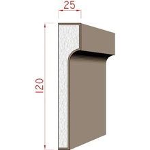 Dekora-Stuck Šambrána 120x25mm 311080