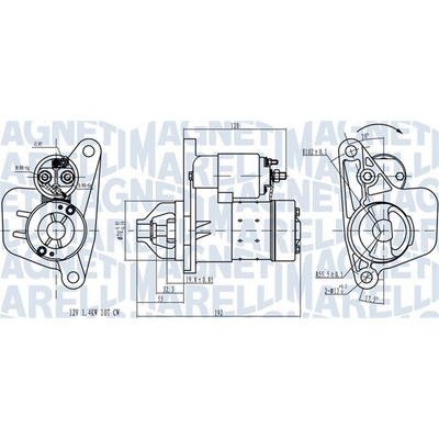 Startér MAGNETI MARELLI 063721418010