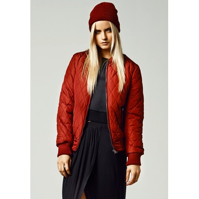Urban Classics Дамско яке бомбър Urban Classics в цвят бордоUB-TB806-00606 - Бордо, размер XS