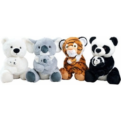 Nicotoy Panda Koala Tiger Ľadový medveď sediaci 4 druhy 28 cm