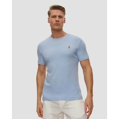 Ralph Lauren Modré pánské tričko Polo
