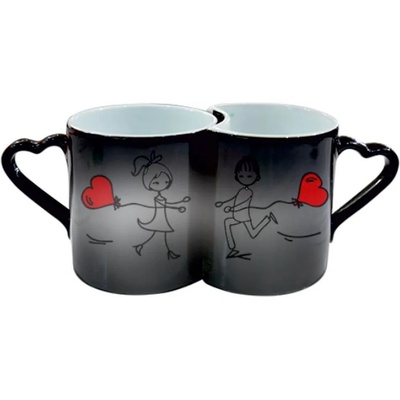 Магически чаши за влюбени с дръжки СЪРЦЕ