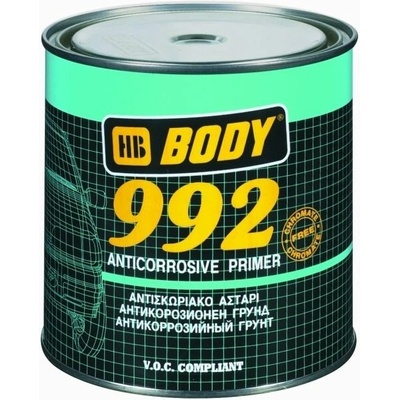 HB BODY 992 antikorozní základová farba černá 1kg