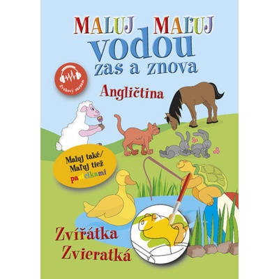 Maľuj vodou zas a znova Angličtina Zvier