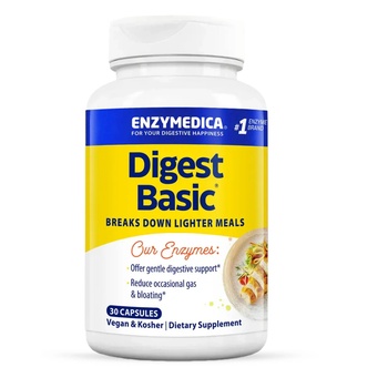 Enzymedica Digest Basic, Храносмилателни ензими, 30 капсули