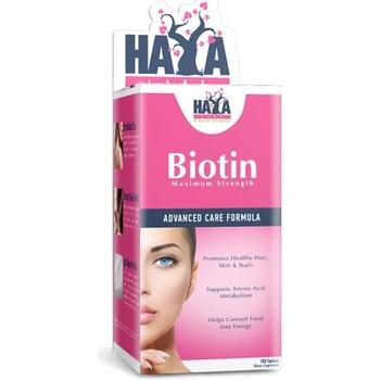 Haya labs Biotin Maximum 10,000 mcg 100 kapslí