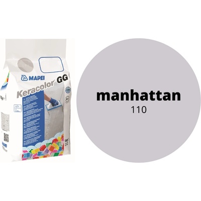 Mapei KERACOLOR GG 110 Cementová škárovacia hmota 4x5 kg, Manhattan