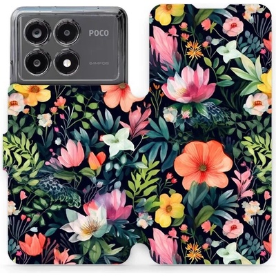 Mobiwear Xiaomi Poco X6 Pro 5G VP48S Pestré kvítky