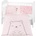 KikkaBoo Бебешки спален комплект 6 части 70/140 Bear with me Pink (kikka-41101060120)