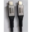 Gembird CCBP-USB3-CMCM100-1.5M USB Typ C/Typ C, 100W, 1,5m, černý
