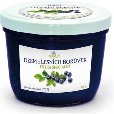 Grešík džem Z Lesných Čučoriedok extra Špeciálny 220 g