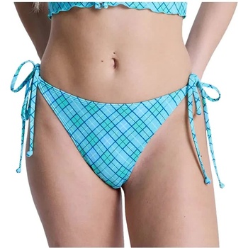 Roxy Essentials PT Thong bikini bottom - Blue (Katydid As If Plaid)