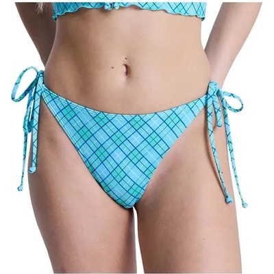 Roxy Essentials PT Thong bikini bottom - Blue (Katydid As If Plaid)