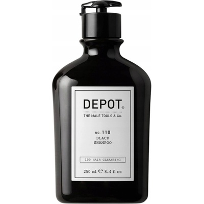 Depot 110 Black ShampooŠampon pro muže s černým pigmentem 250 ml