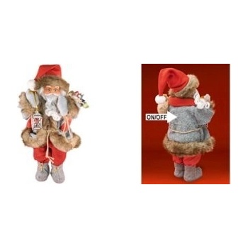 Tancujúci hrajúci Mikuláš na vnútorné použitie 45 cm KDD 45