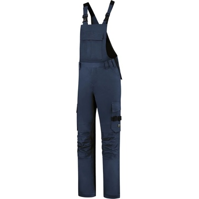 Tricorp pracovné nohavice s trakmi unisex Bib & Brace Twill Cordura T67T260 tmavomodrá
