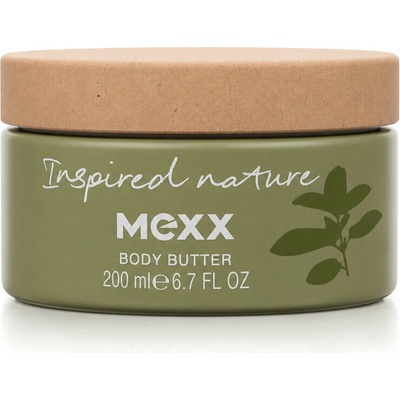 Mexx Inspired Nature hydratační a parfémované tělové máslo 200 ml